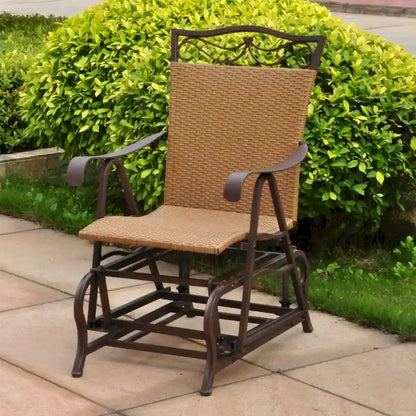 Valencia Resin Wicker Glider Chair