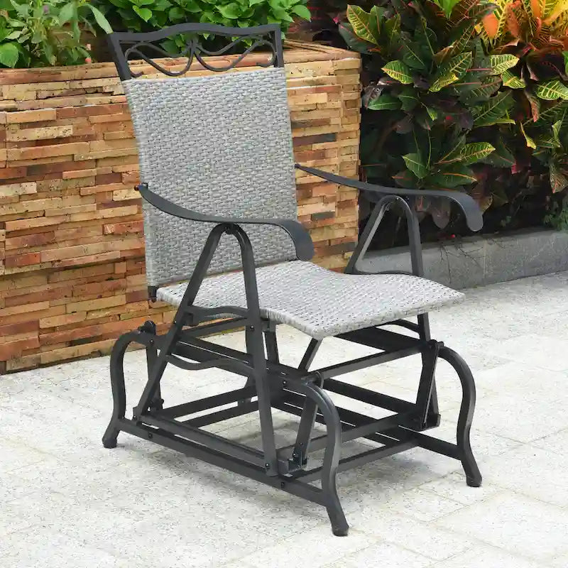 Valencia Resin Wicker Glider Chair