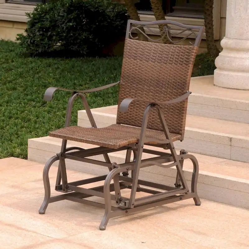 Valencia Resin Wicker Glider Chair