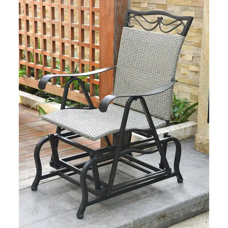 Valencia Resin Wicker Glider Chair