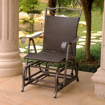 Valencia Resin Wicker Glider Chair
