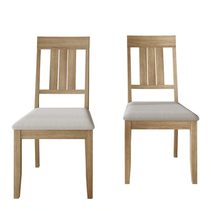 CraftPorch Classic Wooden Dining Chairs (Set of 2) - N/A