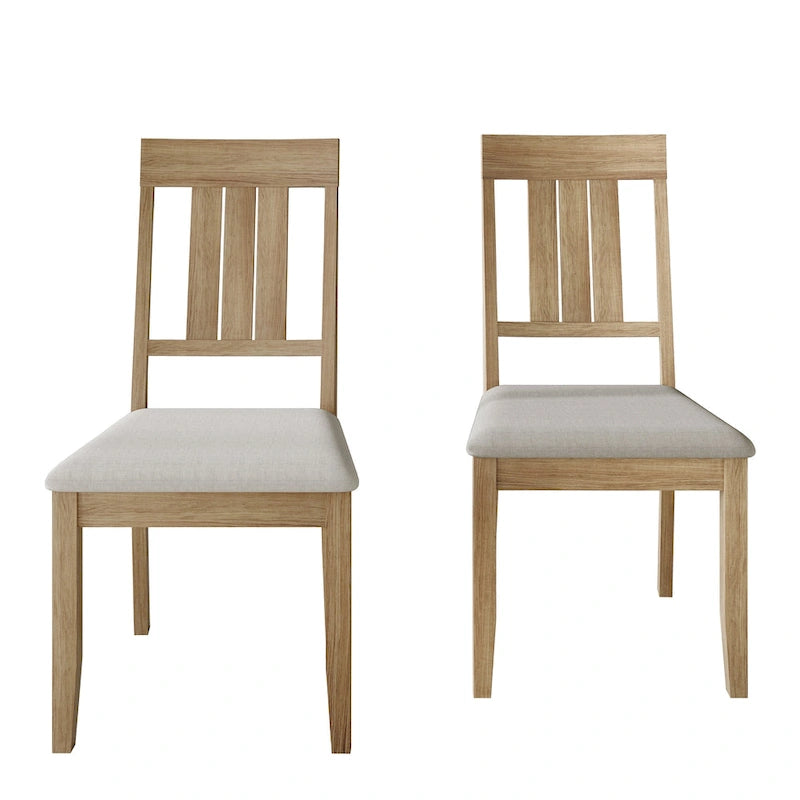 CraftPorch Classic Wooden Dining Chairs (Set of 2) - N/A