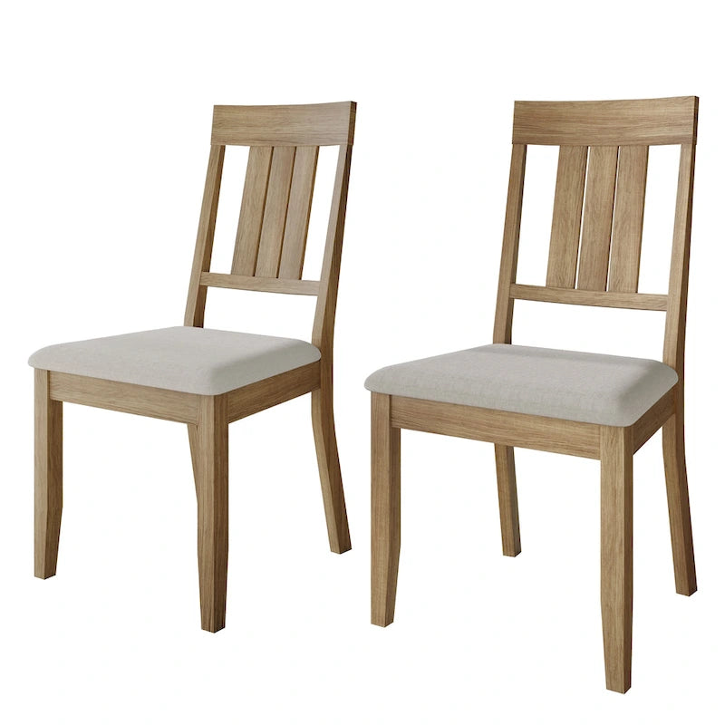 CraftPorch Classic Wooden Dining Chairs (Set of 2) - N/A