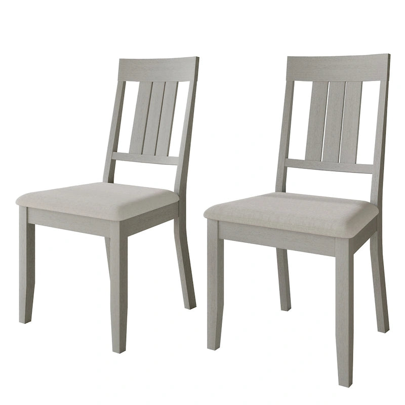 CraftPorch Classic Wooden Dining Chairs (Set of 2) - N/A