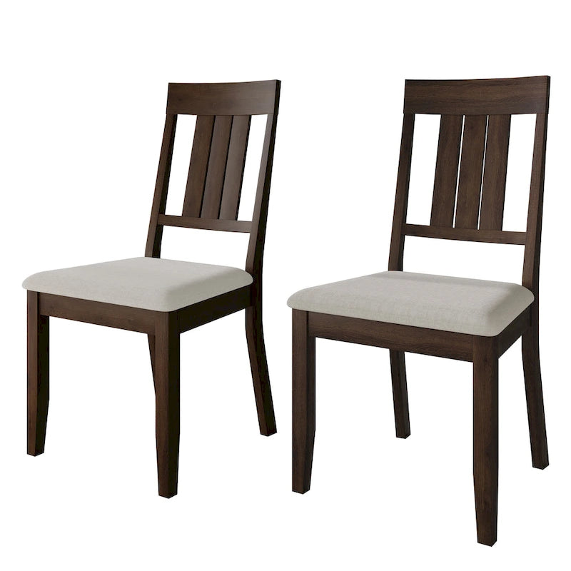 CraftPorch Classic Wooden Dining Chairs (Set of 2) - N/A