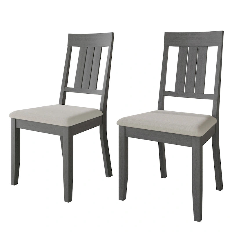 CraftPorch Classic Wooden Dining Chairs (Set of 2) - N/A