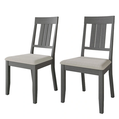 CraftPorch Classic Wooden Dining Chairs (Set of 2) - N/A