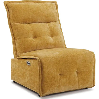 MCombo Armless Power Recliner Chair with USB Ports, 3.5  Wall Clearance Electric Reclining Sofa Chair for Living Room, ALR01