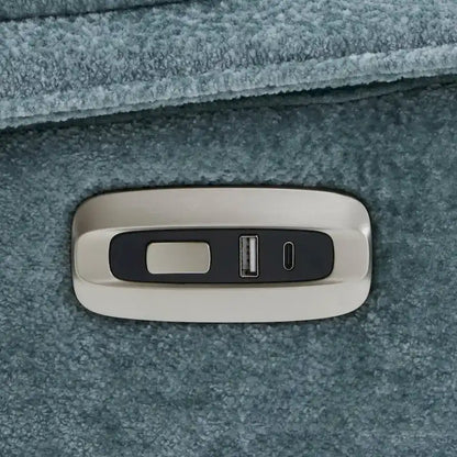 MCombo Armless Power Recliner Chair with USB Ports, 3.5  Wall Clearance Electric Reclining Sofa Chair for Living Room, ALR01