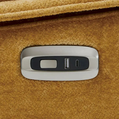 MCombo Armless Power Recliner Chair with USB Ports, 3.5  Wall Clearance Electric Reclining Sofa Chair for Living Room, ALR01