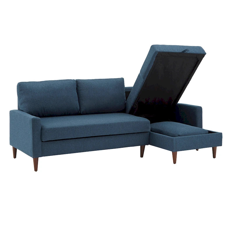 Parker Convertible Sofa with Right Facing Storage Chaise by iNSPIRE Q Modern