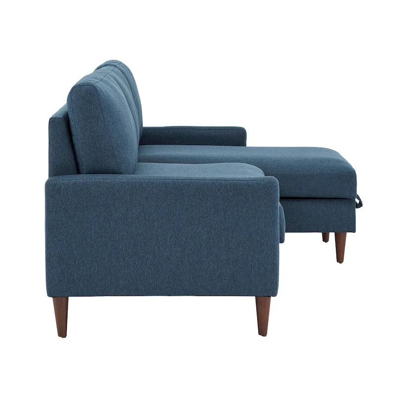 Parker Convertible Sofa with Right Facing Storage Chaise by iNSPIRE Q Modern