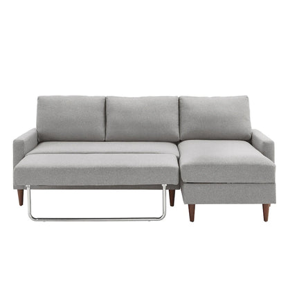 Parker Convertible Sofa with Right Facing Storage Chaise by iNSPIRE Q Modern