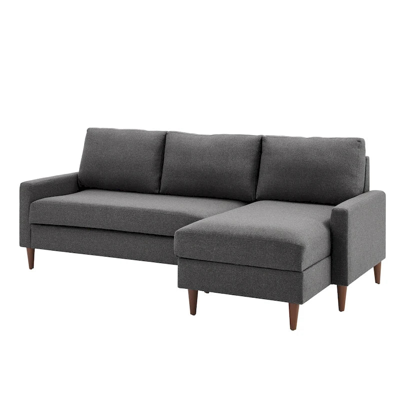 Parker Convertible Sofa with Right Facing Storage Chaise by iNSPIRE Q Modern