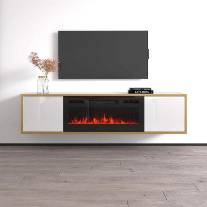 Goldie BL-EF Electric Fireplace 65  TV Stand