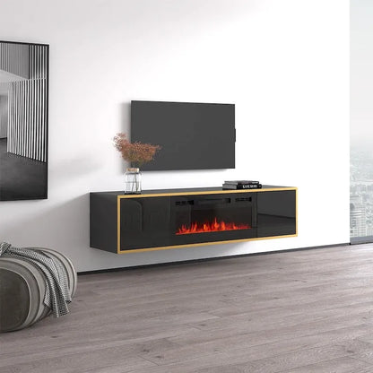 Goldie BL-EF Electric Fireplace 65  TV Stand