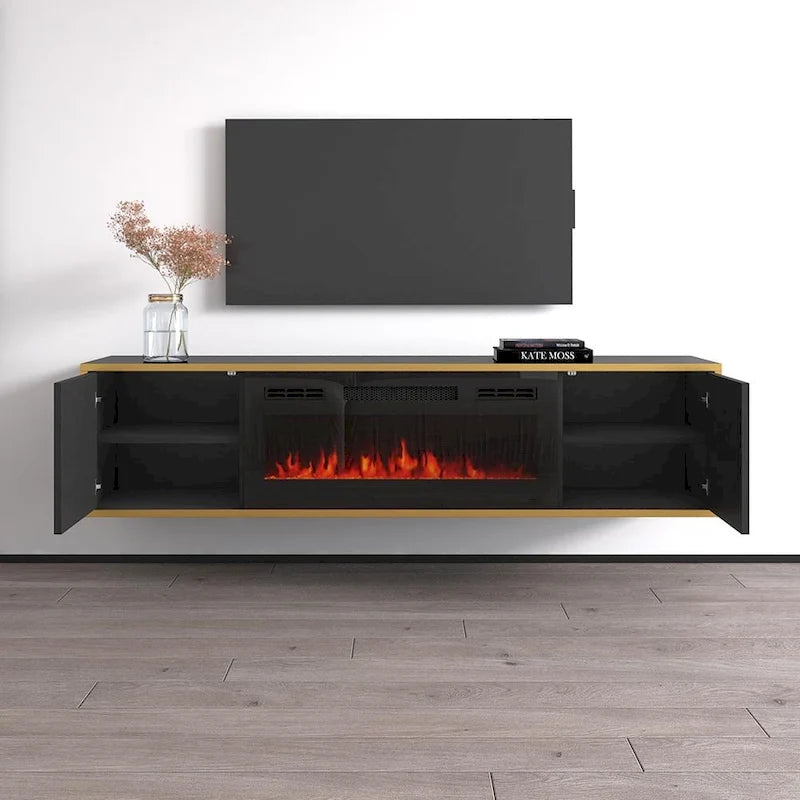 Goldie BL-EF Electric Fireplace 65  TV Stand