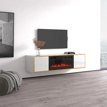 Goldie BL-EF Electric Fireplace 65  TV Stand