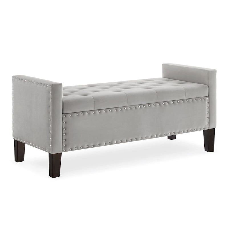 Entryway Living Room Soft Padded Seat with Armrest,Bed Bench