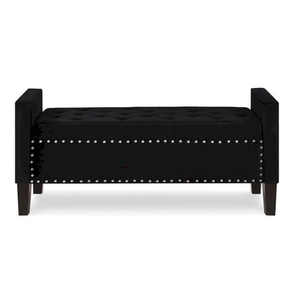 Entryway Living Room Soft Padded Seat with Armrest,Bed Bench