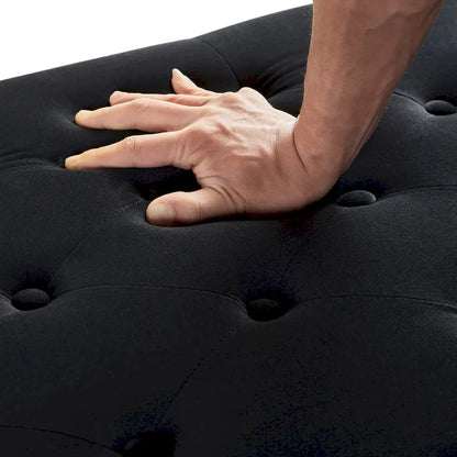 Entryway Living Room Soft Padded Seat with Armrest,Bed Bench