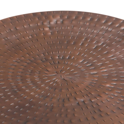 WYNDENHALL Riva Industrial 19 inch Wide Metal Storage Accent Side Table, Fully Assembled