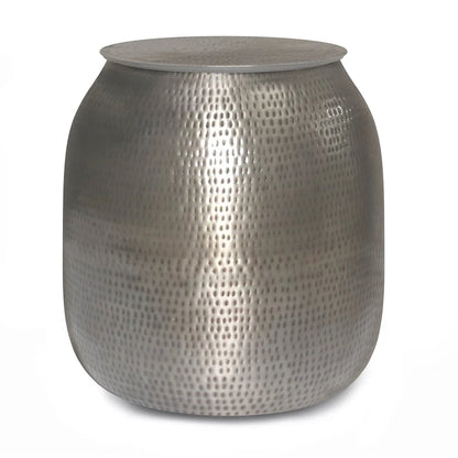 WYNDENHALL Riva Industrial 19 inch Wide Metal Storage Accent Side Table, Fully Assembled