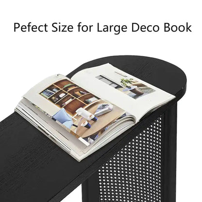 60  Solid Rattan Console Table