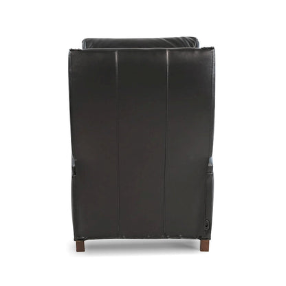 Hekkin Genuine Leather Power Recliner with Adjustable Headrest and USB Port Ultra-Comfy Living Room Seating