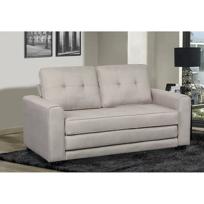 Daisy Modern Fabric Loveseat and Sofa Bed
