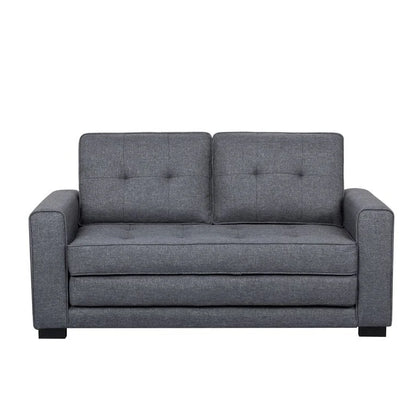 Daisy Modern Fabric Loveseat and Sofa Bed