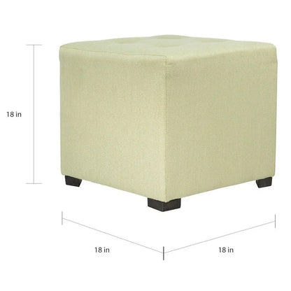 Porch & Den Cordoba 4-button Tufted Square Ottoman