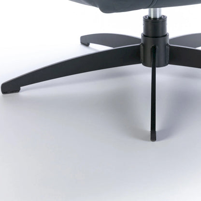 Cleveland Tufted Faux Leather Swivel Chair by Greyson Living