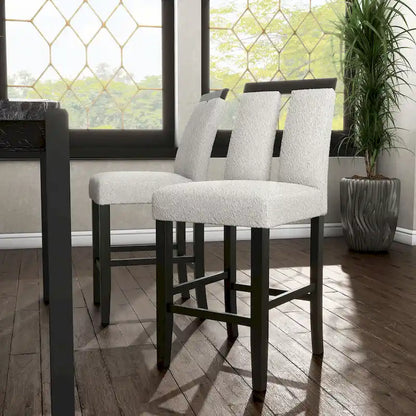 Strick & Bolton Lange Modern Upholstered Counter Height Chair (Set of 2)