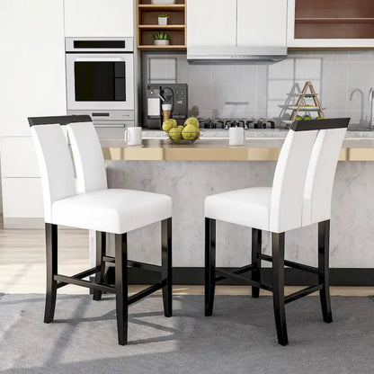 Strick & Bolton Lange Modern Upholstered Counter Height Chair (Set of 2)