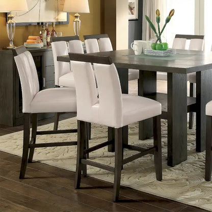 Strick & Bolton Lange Modern Upholstered Counter Height Chair (Set of 2)