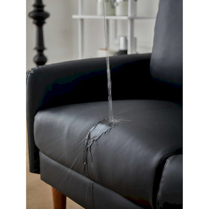 Faux leather 58  Square Arm Loveseat