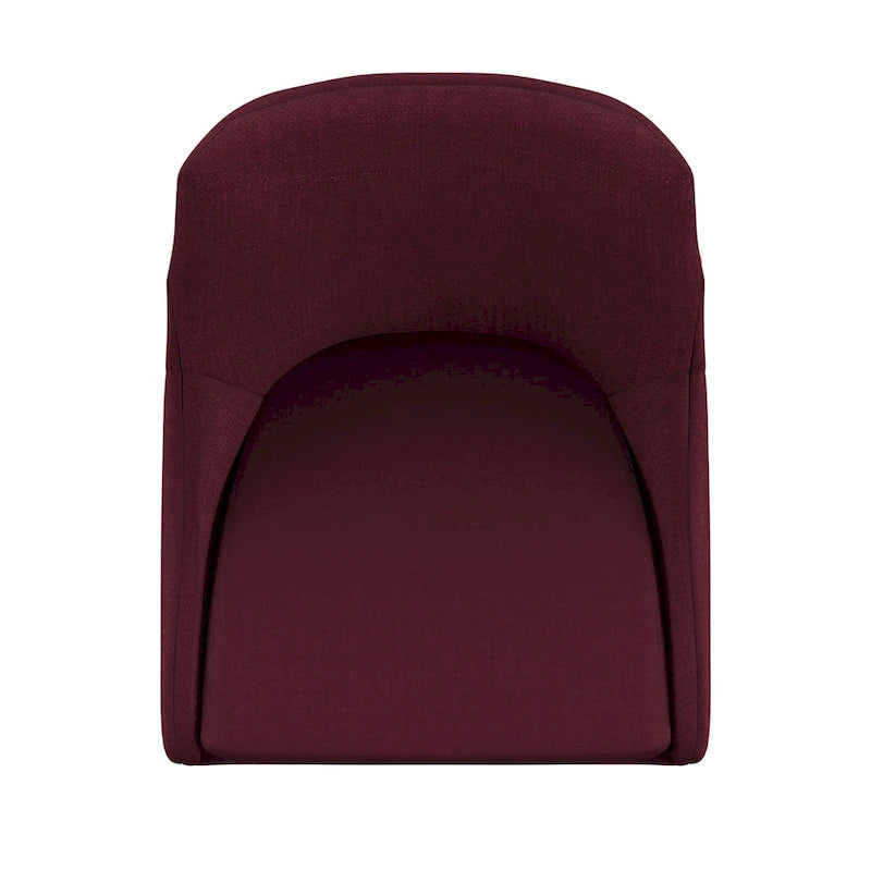 Sasha Oak Barrel Back Dining Chair (Set of 2) by iNSPIRE Q Modern - Set of 2