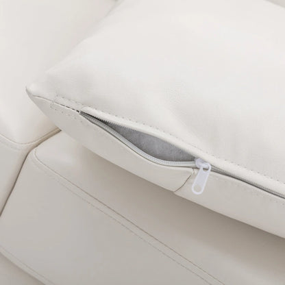 Morden Fort Upholstered Loveseats for Living Room,Two-Seater Sofa Faux Leather