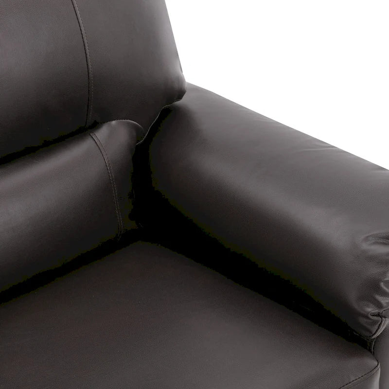 Morden Fort Upholstered Loveseats for Living Room,Two-Seater Sofa Faux Leather