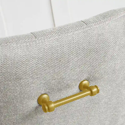 Corvus Abigail Upholstered Accent Chair with Metal Legs