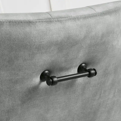 Corvus Abigail Upholstered Accent Chair with Metal Legs