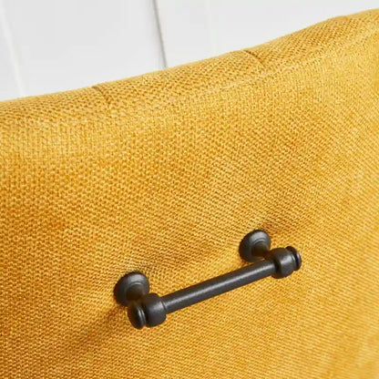 Corvus Abigail Upholstered Accent Chair with Metal Legs