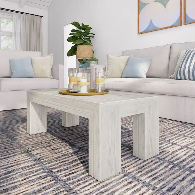 Plank and Beam Modern Rectangular Coffee Table - 40  x 20