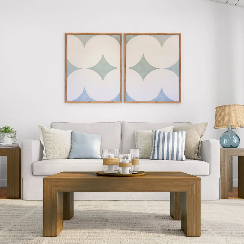 Plank and Beam Modern Rectangular Coffee Table - 40  x 20