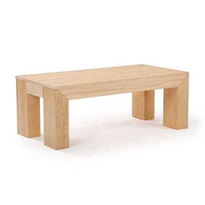 Plank and Beam Modern Rectangular Coffee Table - 40  x 20