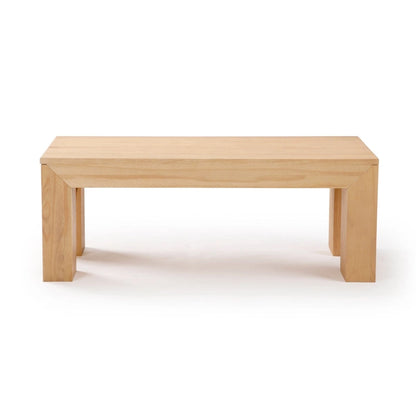 Plank and Beam Modern Rectangular Coffee Table - 40  x 20