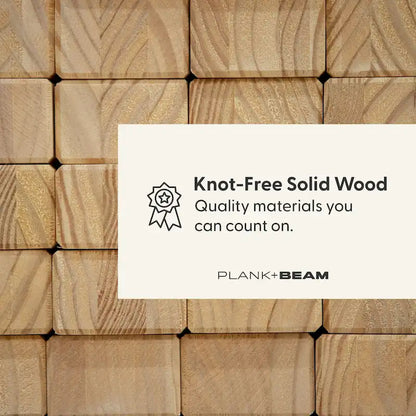 Plank and Beam Modern Rectangular Coffee Table - 40  x 20