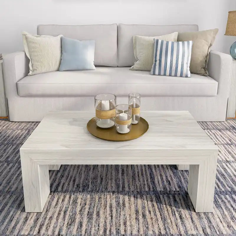 Plank and Beam Modern Rectangular Coffee Table - 40  x 20